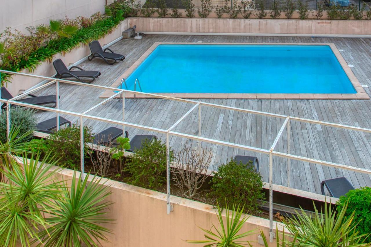 C1 Clemenceau Pool Balcony Bath Ac 2Mins Walk To Sand Beach Cannes Zewnętrze zdjęcie