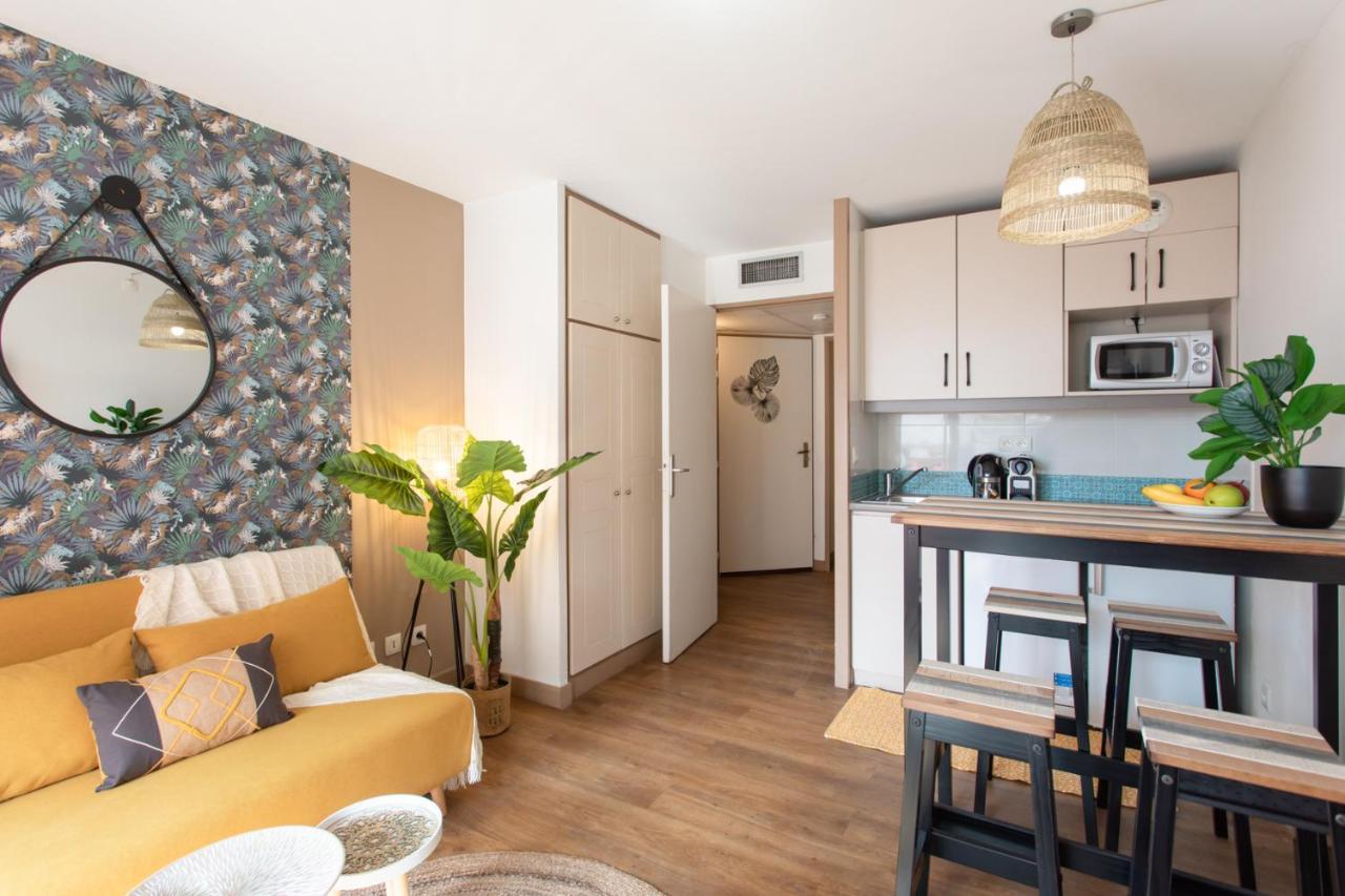 C1 Clemenceau Pool Balcony Bath Ac 2Mins Walk To Sand Beach Cannes Zewnętrze zdjęcie