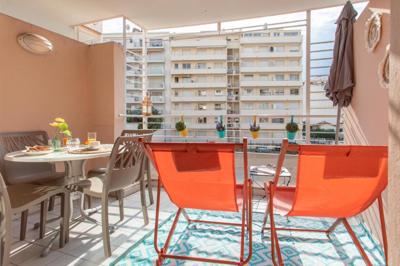 C1 Clemenceau Pool Balcony Bath Ac 2Mins Walk To Sand Beach Cannes Zewnętrze zdjęcie